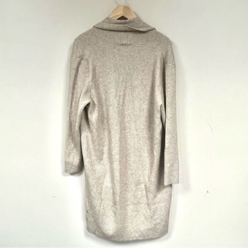 Kerisma longline cardigan light brown oatmeal Sz S/M - Picture 5 of 7